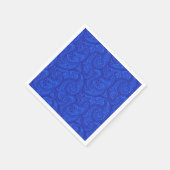 Blue Paisley Serviette (Ecke)