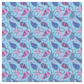 Blue Paisley Stoff (Nahaufnahme)