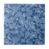 Blue Paisley Tile Fliese (Vorderseite)