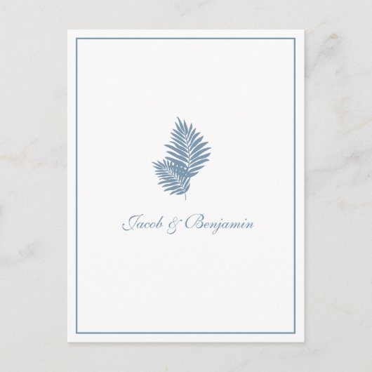 Blue Palm UAWG Postcard Einfügen Postkarte (Vorderseite)