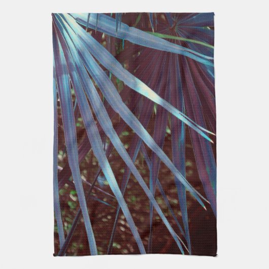 Blue Palmetto Dream Handtuch (Vertikal)