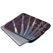 Blue Palmetto Dream Laptopschutzhülle (Vorne Knopf)