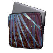 Blue Palmetto Dream Laptopschutzhülle (Vorderseite Links)