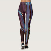 Blue Palmetto Dream Leggings (Rückseite)