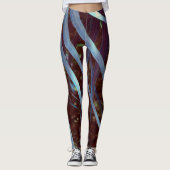 Blue Palmetto Dream Leggings (Vorderseite)