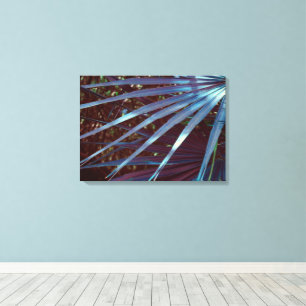 Blue Palmetto Dream Leinwanddruck