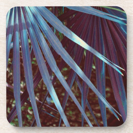 Blue Palmetto Dream Untersetzer (Vorderseite)