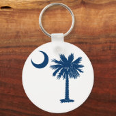 Blue Palmetto Schlüsselanhänger (Vorderseite)