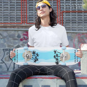 Blue, Palms y siempre un frente Skateboard