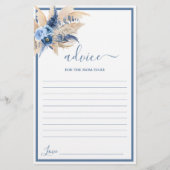 Blue Pampas Grass Ratschläge für die Mama auf Kart (Vorderseite)