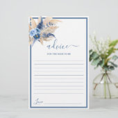 Blue Pampas Grass Ratschläge für die Mama auf Kart (Stehend Vorderseite)