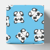 Blue Panda Bear Baby Dusche Geschenkschachtel (Oben)