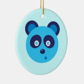 Blue Panda Keramikornament (Rechts)