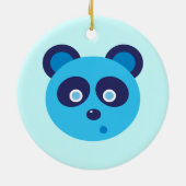 Blue Panda Keramikornament (Hinten)