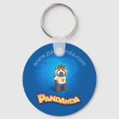 Blue Pandanda Schlüsselanhänger (Vorderseite)