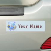 Blue Pansy Beautician Autoaufkleber (Auf Auto)