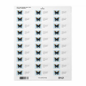 Blue Pansy Butterfly (Vorne)