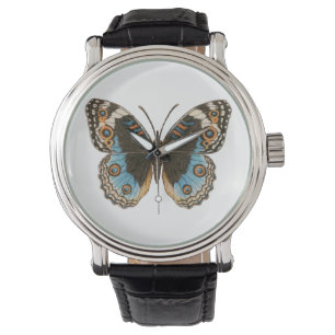 Blue Pansy Butterfly Armbanduhr