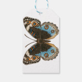 Blue Pansy Butterfly Geschenkanhänger (Rückseite)