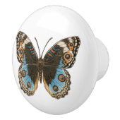 Blue Pansy Butterfly Keramikknauf (Rechts)