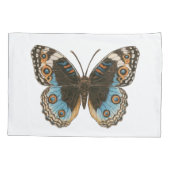 Blue Pansy Butterfly Kissenbezug (Rückseite)