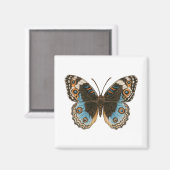 Blue Pansy Butterfly Magnet (Vorderseite/Rückseite)