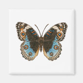 Blue Pansy Butterfly Magnet (Vorne)
