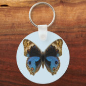 Blue Pansy Butterfly Schlüsselanhänger (Vorderseite)