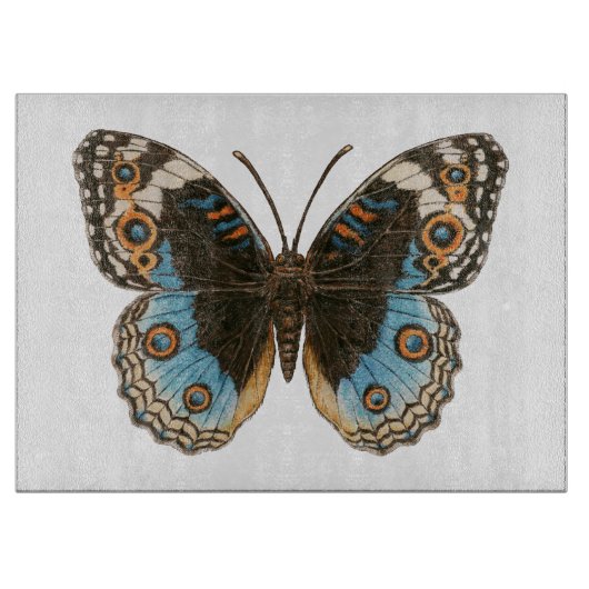 Blue Pansy Butterfly Schneidebrett (Vorderseite)