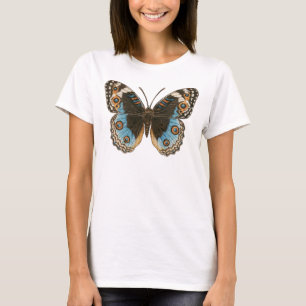Blue Pansy Butterfly T - Shirt