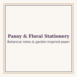 Blue Pansy Floral Notebook | Elegant Botanical Jou Notizblock