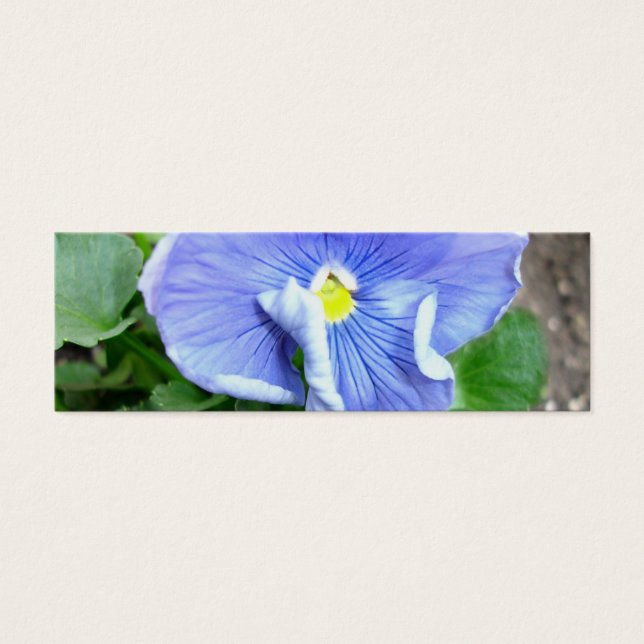 Blue Pansy Lesezeichen (Vorderseite)