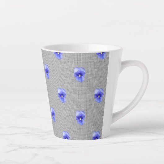 Blue Pansy Milchtasse (Rechts)