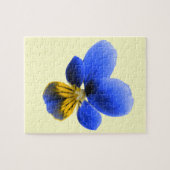Blue Pansy Puzzle (Horizontal)
