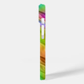 Blue Pansy Wavy Texture Case-Mate iPhone Hülle (Rückseite / Links)