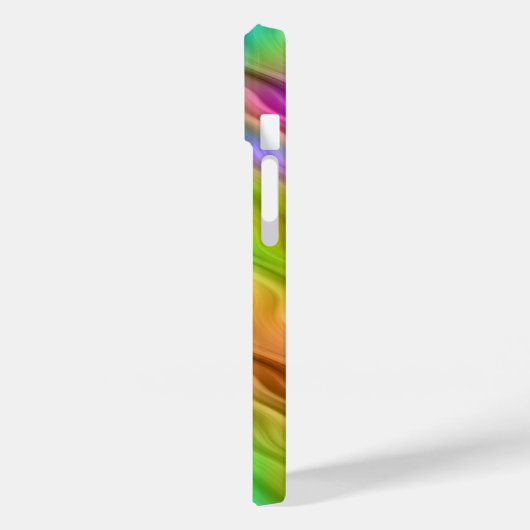 Blue Pansy Wavy Texture Case-Mate iPhone Hülle (Rückseite / Links)