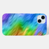 Blue Pansy Wavy Texture Case-Mate iPhone Hülle (Rückseite (Horizontal))