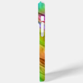 Blue Pansy Wavy Texture Case-Mate iPhone Hülle (Rückseite / Links)