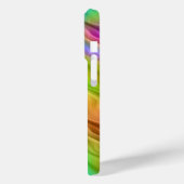 Blue Pansy Wavy Texture Case-Mate iPhone Hülle (Rückseite / Links)