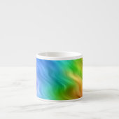 Blue Pansy Wavy Texture Espressotasse (Vorderseite)