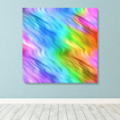 Blue Pansy Wavy Texture Leinwanddruck (Insitu (Holzboden))