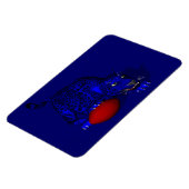Blue Panther Magnet (Linke Seite)