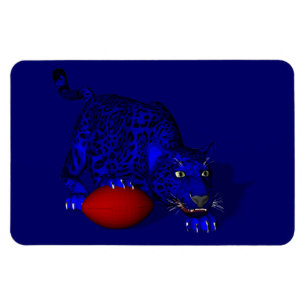 Blue Panther Magnet