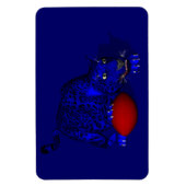 Blue Panther Magnet (Vertikal)