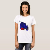 Blue Panther Mascot T-Shirt (Vorne ganz)