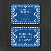 Blue Papado Picado Catering Event Stylist Visitenkarte