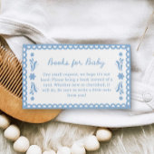 Blue Papel Picado Buchanfragemarke Begleitkarte