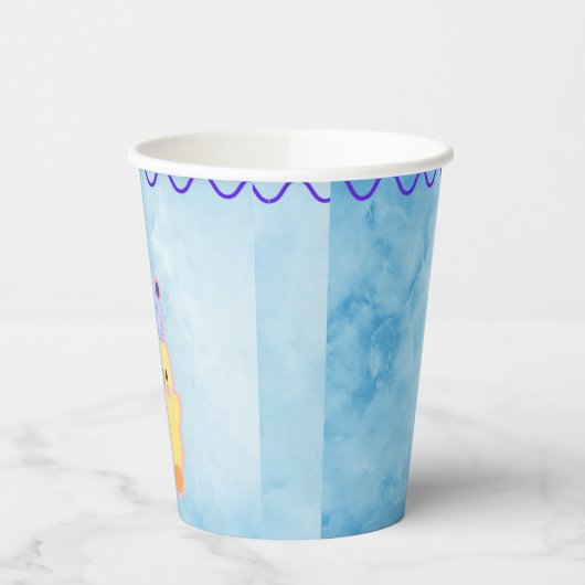Blue Paper Cup für Kinder Pappbecher (Links)