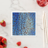 Blue Paper Napkins Serviette (Beispiel)