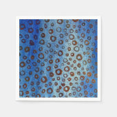 Blue Paper Napkins Serviette (Vorderseite)